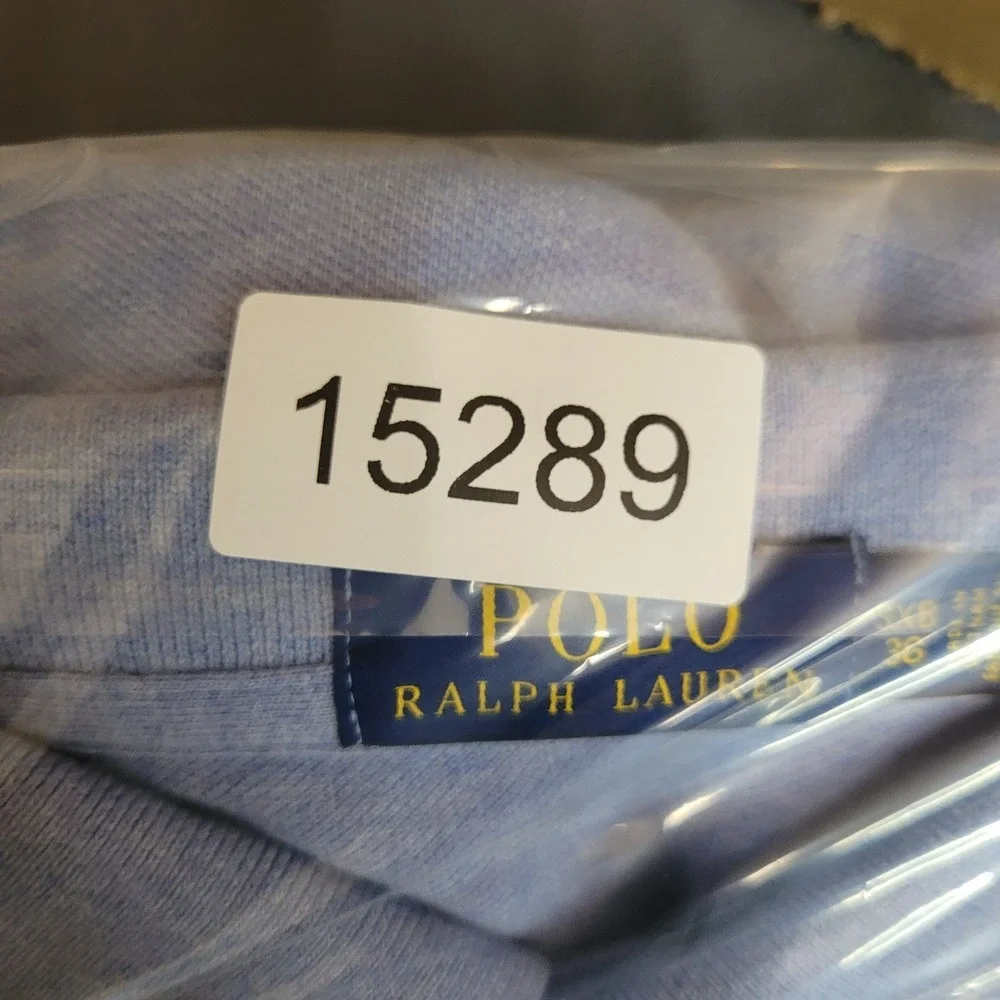 Polo Ralph Lauren Shirt Mens 3XB Big Blue Short Sleeve Polo Preppy 100% Cotton‎